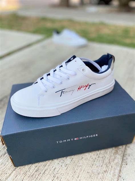 tenis tommy hilfiger mujer blancos precio